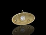 Andromedha pendant 18k gold galaxy design diamond gemstone