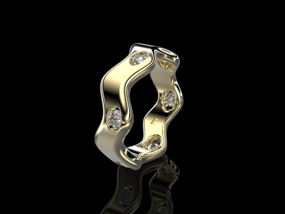 Copacabana R AuY Dia Copacabana Rings - Image 1