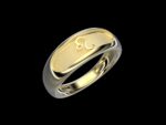 Leo Ring in 18k yellow gold — sculptural zodiac ring inspired by Leo, the fire sign of the lion ruled by the sun