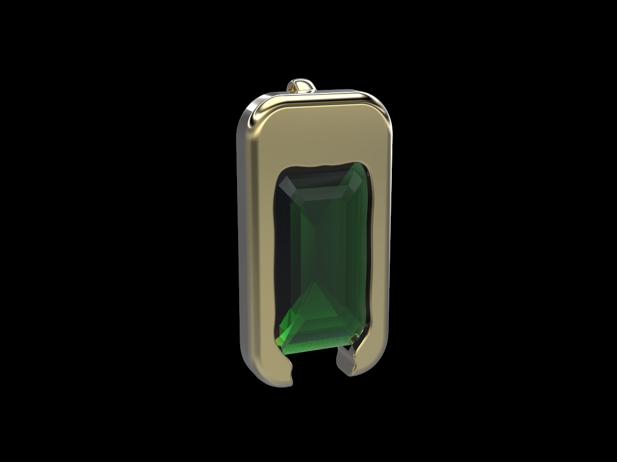 Malaka P AuY Eme Malaka Pendants - Image 1