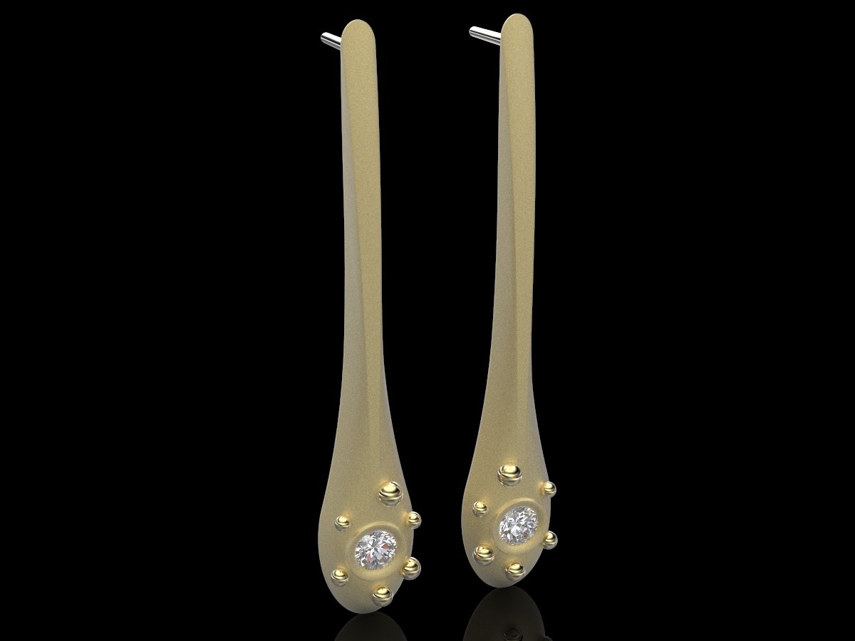 Aythear E AuY Dia Aythear Earrings - Image 1
