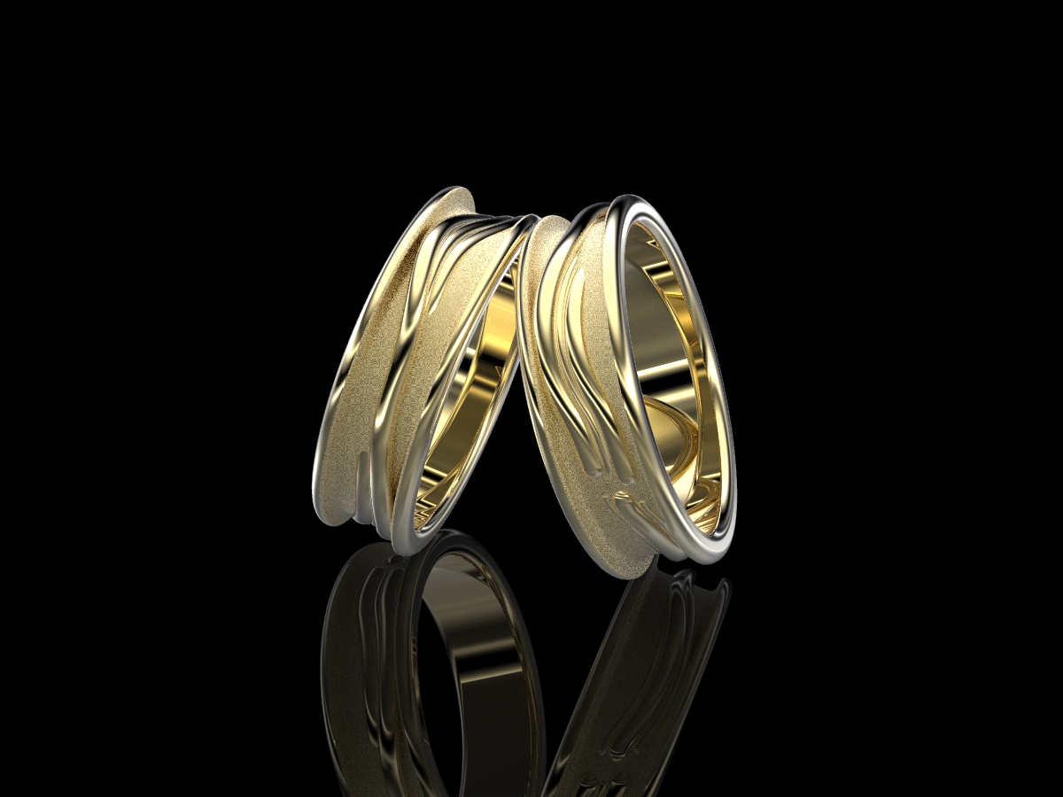 Gandhara R AuY Gandhara Rings - Image 1