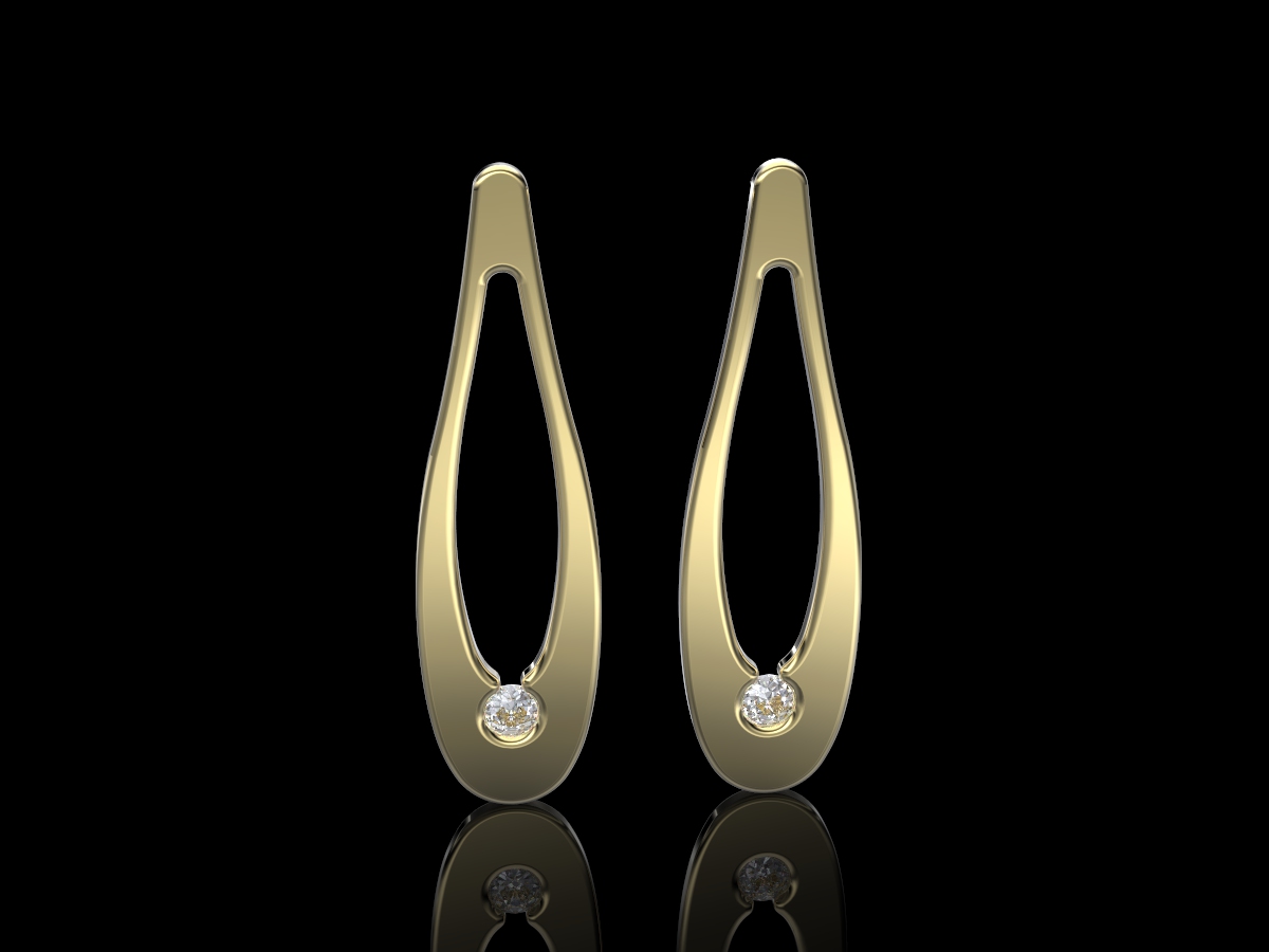 Gondoleese E AuY Dia Gondoleese Earrings - Image 1