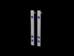 Ngaitji Earrings in 18k white gold — flat bar drops set with sapphires, inspired by the tjuringa sacred objects and the ngaitji totem tradition of Aboriginal Australia.