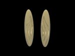 Oceanyse Earrings in 18k yellow gold — blade drop earrings inspired by Oceanus, the Titan who embodied the world-encircling river of the ancient seas.